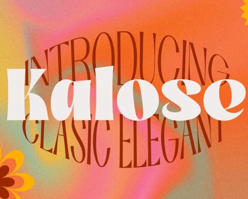Kalose Classic Elegant Font Family