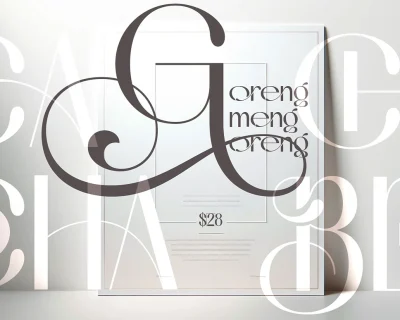 Qonoha A Simple Elegant Font