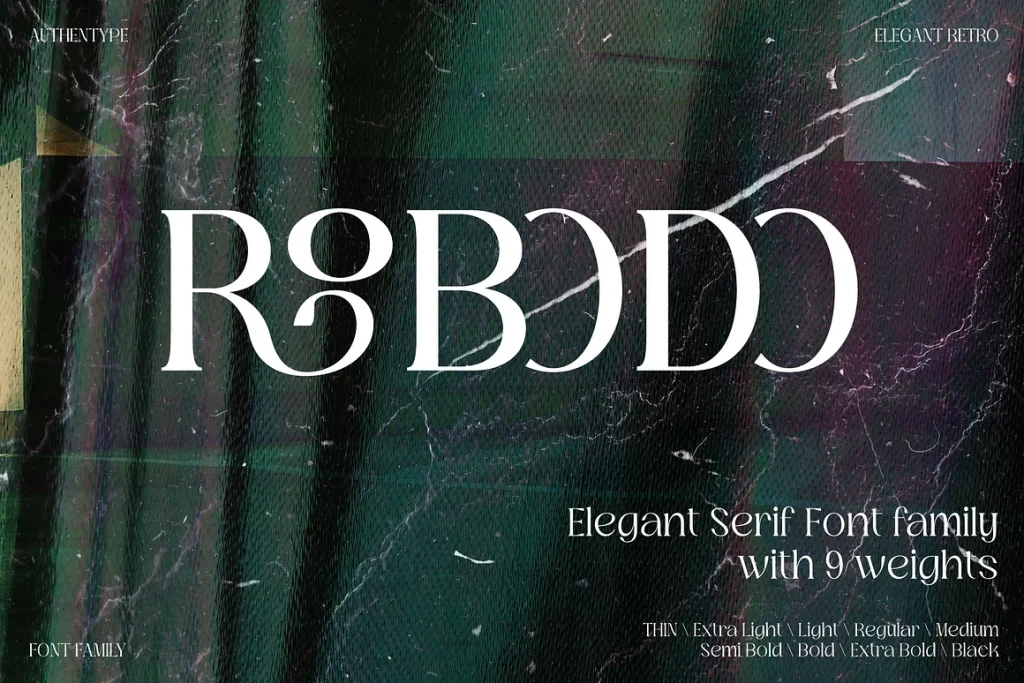 Robodo Serif Font Family
