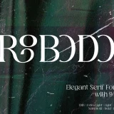 Robodo Serif Font Family a masterfully crafted collection that embodies sophistication and versatility