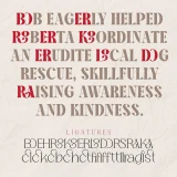 Robodo Serif Font Family a masterfully crafted collection that embodies sophistication and versatility