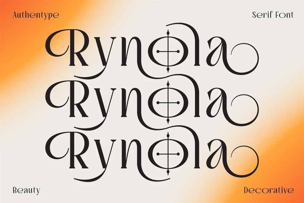 Rynola Serif Decorative Font