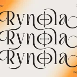 Rynola Serif Decorative Font, Crafted with precision and imbued