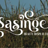 Sasinge Beauty Display Font, a captivating display font that embodies elegance and sophistication