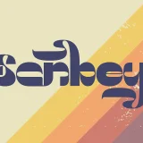 Sonbey is a bold and experimental retro typeface