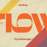 Sonbey is a bold and experimental retro typeface