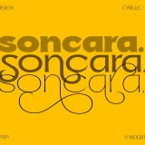 Soncara – Futuristic Soft Serif Font