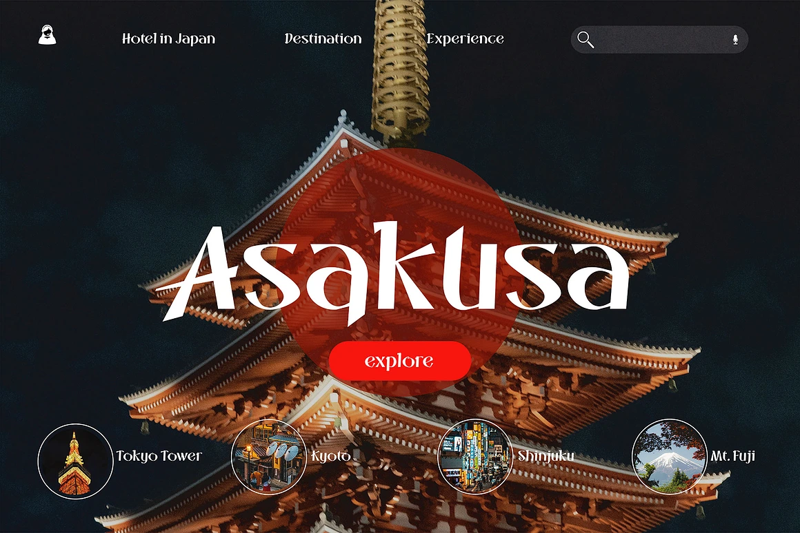 Takobe – Cultures Through Creative Font, presents a bold fusion of Japanese aesthetics and contemporary style