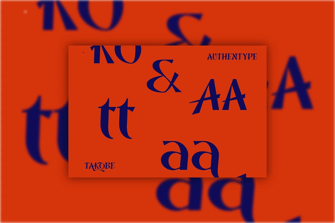 Takobe – Cultures Through Creative Font, presents a bold fusion of Japanese aesthetics and contemporary style