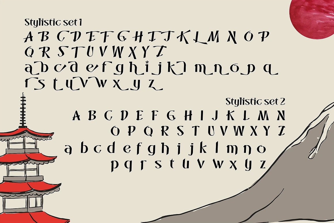 Takobe – Cultures Through Creative Font, presents a bold fusion of Japanese aesthetics and contemporary style