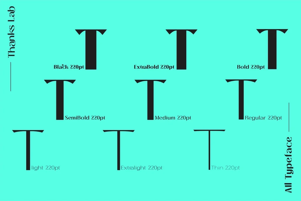 Thanks Lab – Futuristic Soft Font