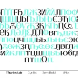 THANKS LAB is a premium futuristic soft font
