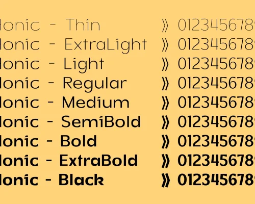 Honick – Clean and Modern Geometric Sans