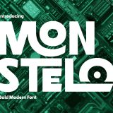 Monstelo – Bold Modern Font