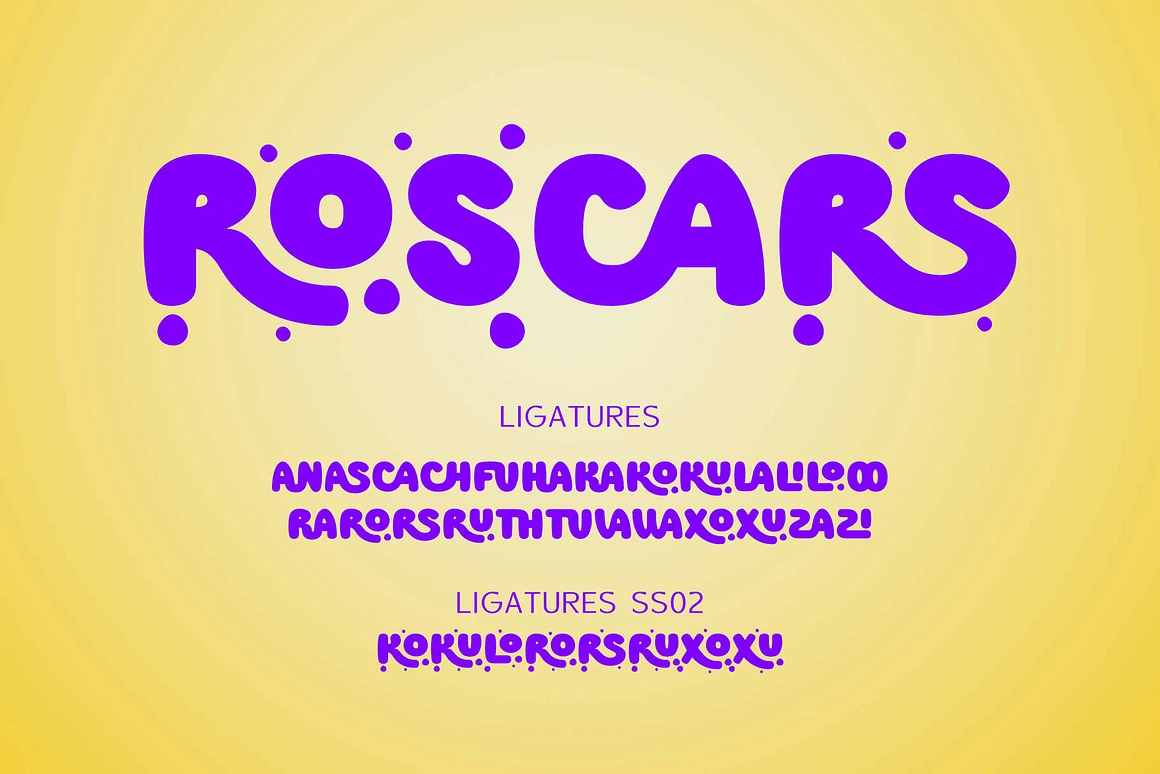 Meet Dixorn, a bold, bubbly, and super expressive typeface! Each letter is crafted with smooth, rounded curves that make your text feel cheerful, friendly, and full of life.
