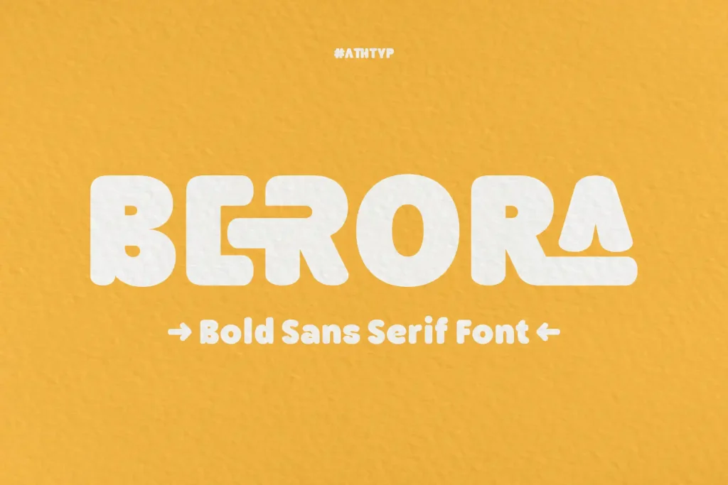 Berora – Bold Sans Serif Font