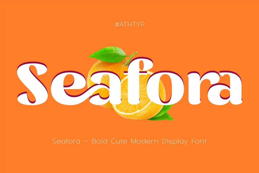 Seafora – Bold Cute Modern Display