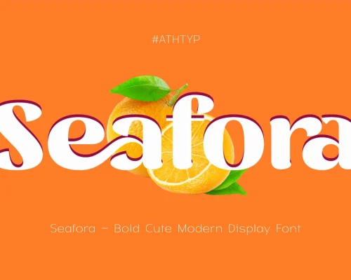 Seafora – Bold Cute Modern Display