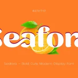 Seafora – Bold Cute Modern Display