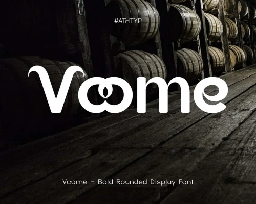 Voome – Bold Rounded Display Font