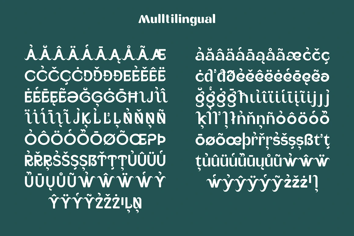 Voome is a bold rounded display font that blends visual strength with a touch of warmth and personality. Designed with the philosophy that typography should convey emotion as well as aesthetics, Voome stands out as bold, expressive, and friendly in every curve.
