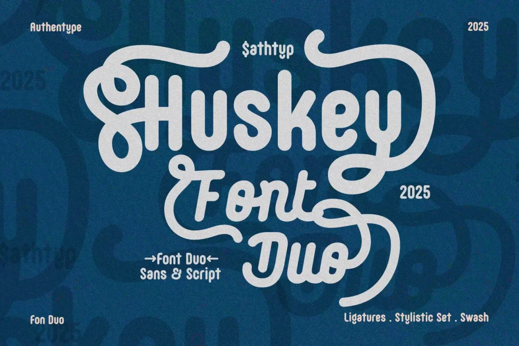 Huskey — Font Duo Sans Script