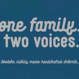 A modern dual-style type system designed for expressive branding and professional logo font duo applications.