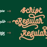 A modern dual-style type system designed for expressive branding and professional logo font duo applications.