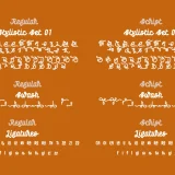 A modern dual-style type system designed for expressive branding and professional logo font duo applications.