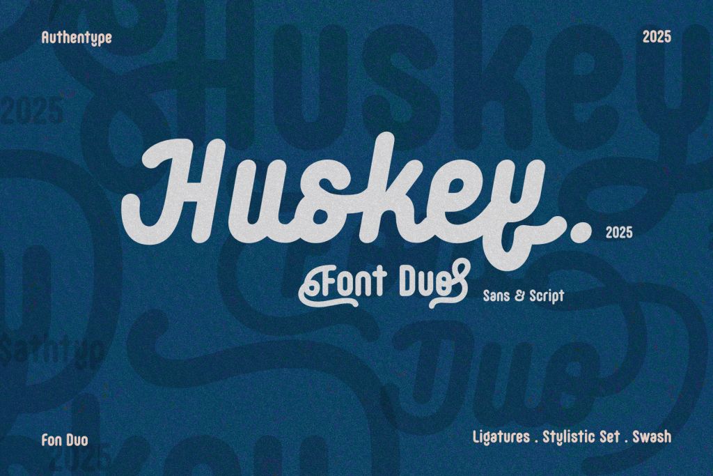 Huskey — Font Duo Sans Script