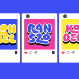 Ranszo is a fun and groovy bubble display font