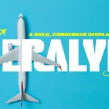 Seralyn is a retro-futuristic display font