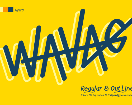 Wavag – Fun Display Logo Font