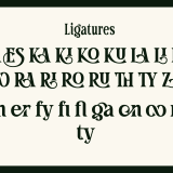 Blate - Bold Vintage Display Serif with Elegant Ligatures