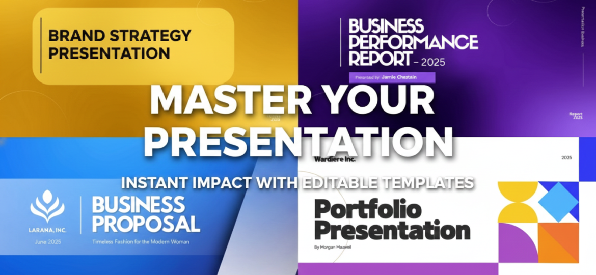How to Quickly Create Professional Slides: 4 Ready-to-Edit Presentation Templates You Must Have in 2026