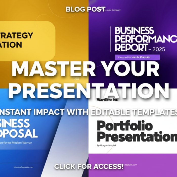 How to Quickly Create Professional Slides: 4 Ready-to-Edit Presentation Templates You Must Have in 2026