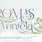 Romas Vontela, a bespoke Luxury Curvy Serif