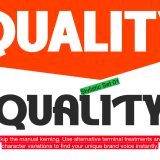 Bomoy, a heavy display font