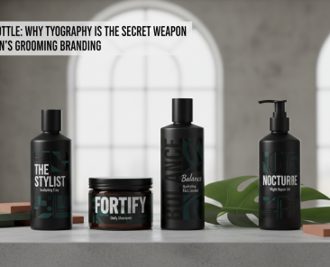 Discover how the shift in men's grooming trends demands a new visual language. Learn why minimalist typography and packaging build premium brand identity.