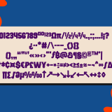 Runsi: a heavy brutalist display font