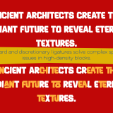 Runsi: a heavy brutalist display font