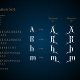 Anthick Modern Gothic Typeface