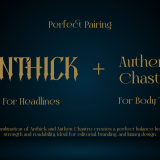 Anthick Modern Gothic Typeface