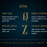 Anthick Modern Gothic Typeface