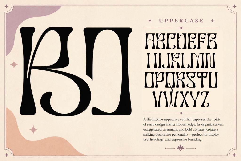 Musaic Groovy Retro Display Serif