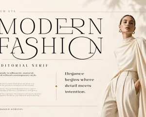 New Eta – Modern Editorial Serif Font Family